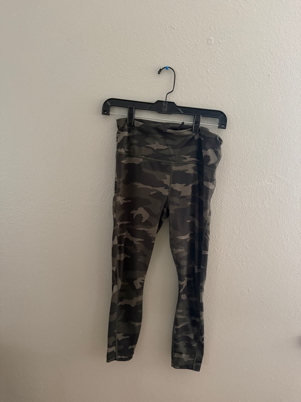 Athleta Camo Leggings - Olive Green & Dark Green